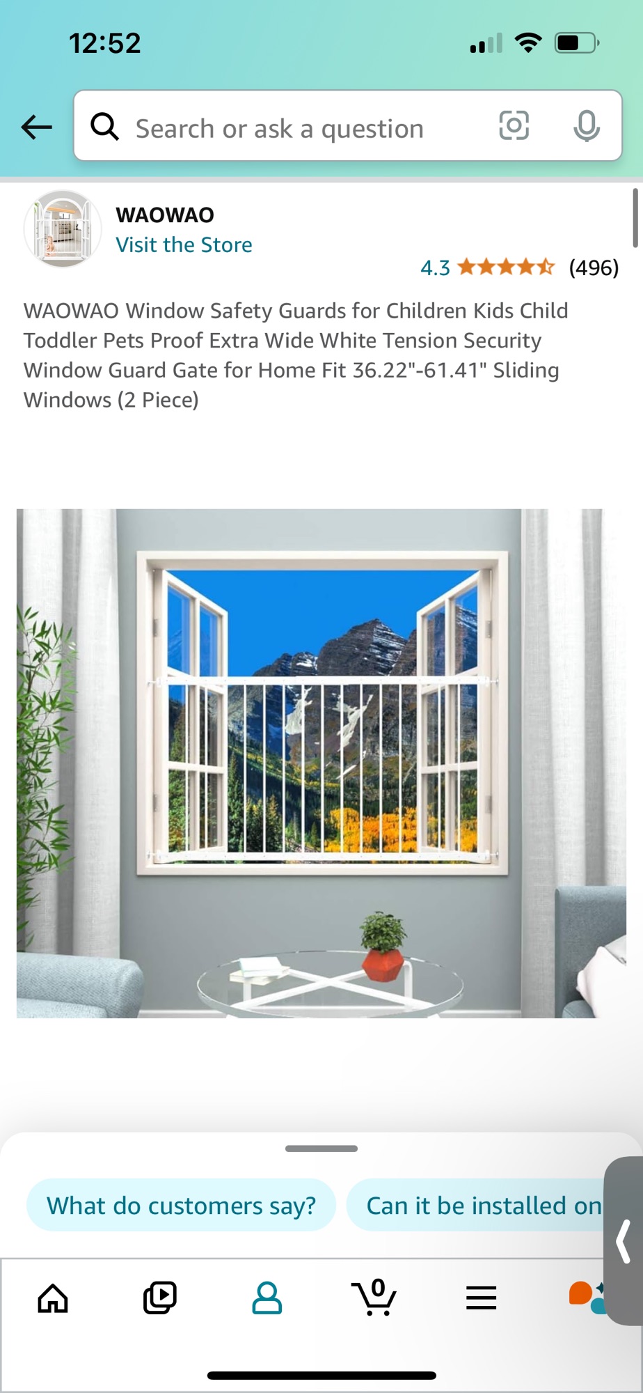 Waowao window safety guard 2pcs - 1