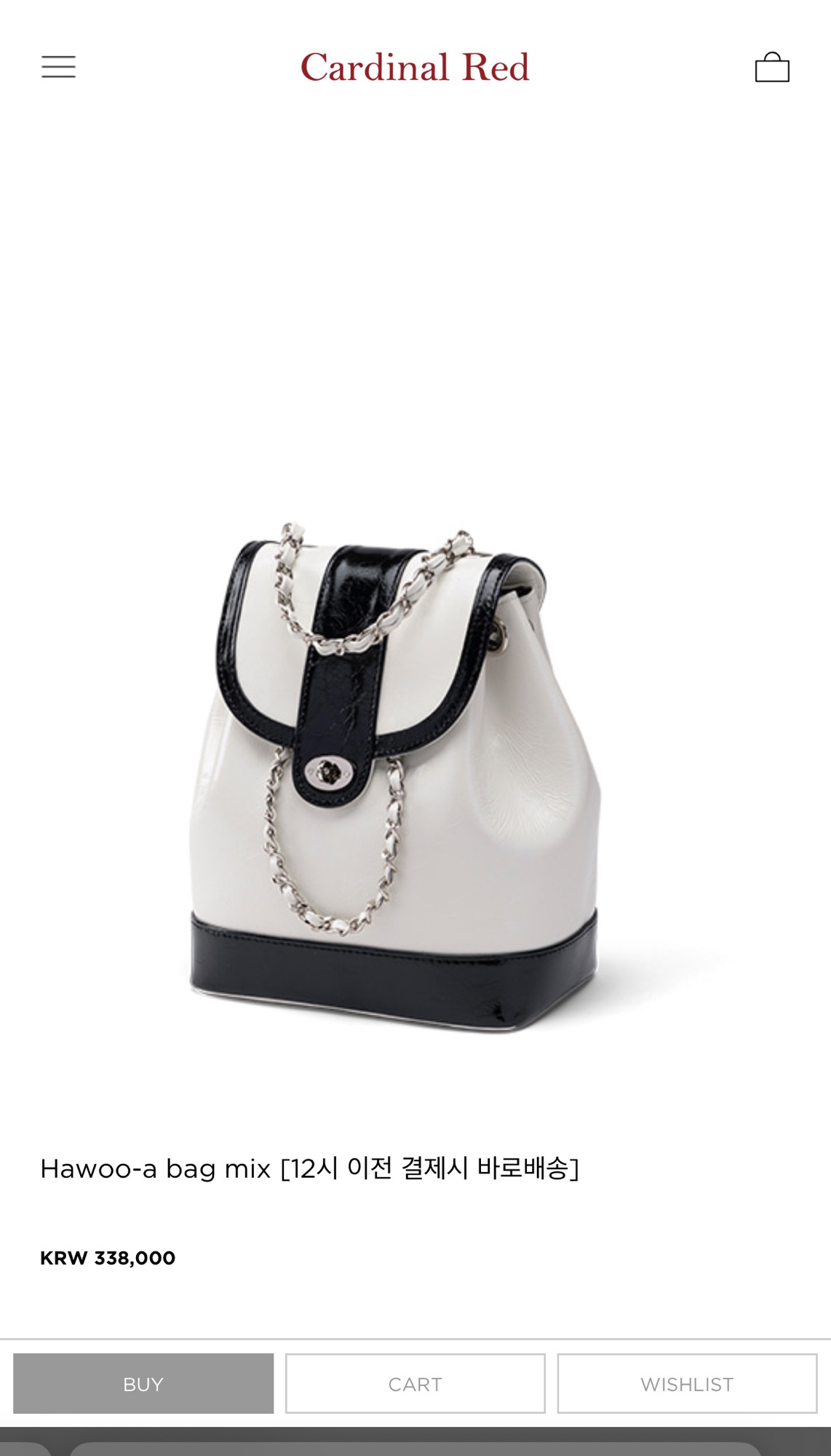 Cardinal red bag - 1