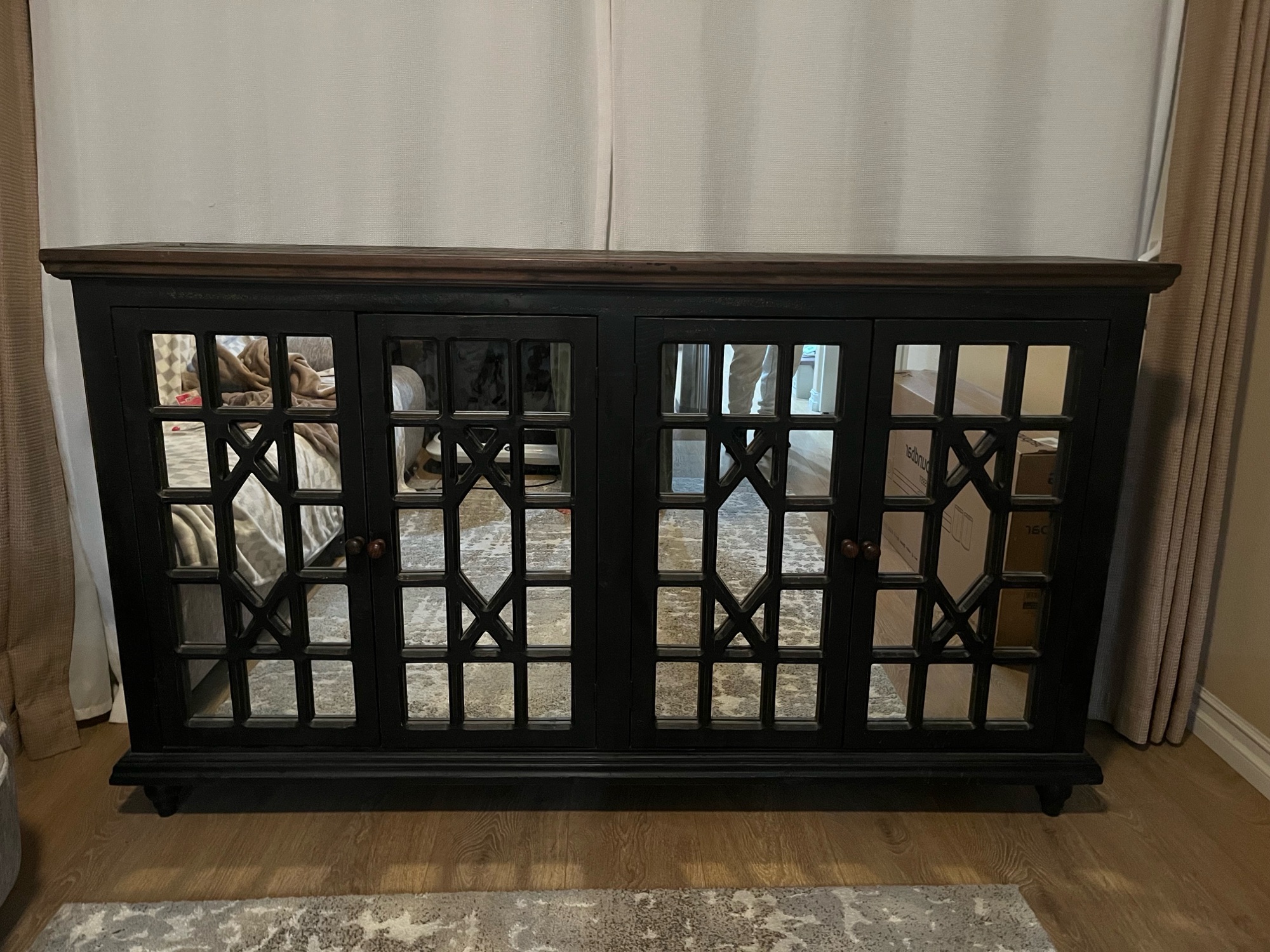 캐비넷 - Mirrored Sideboard Cabinet - 1