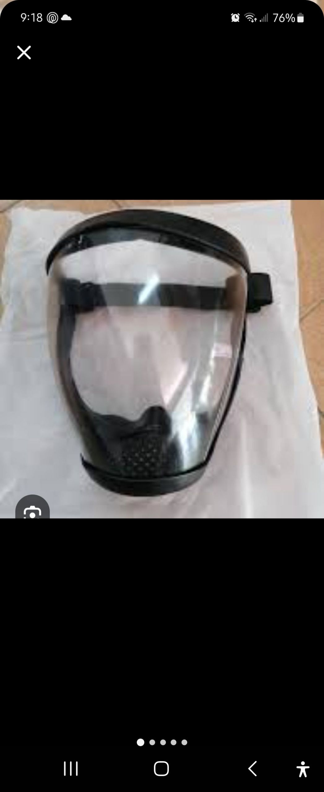 공사용 고글. 마스크 - 1