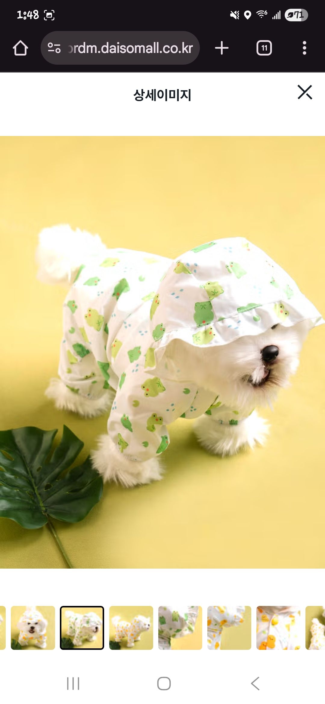 펫 올인원 우비 - 1