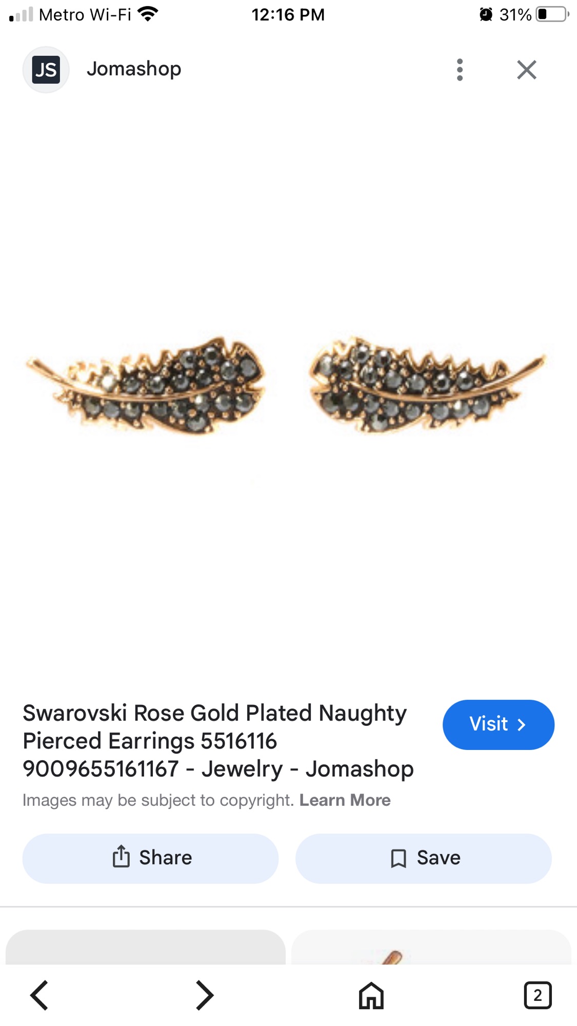 Swarovski earrings 귀걸이 팝니다 - 1