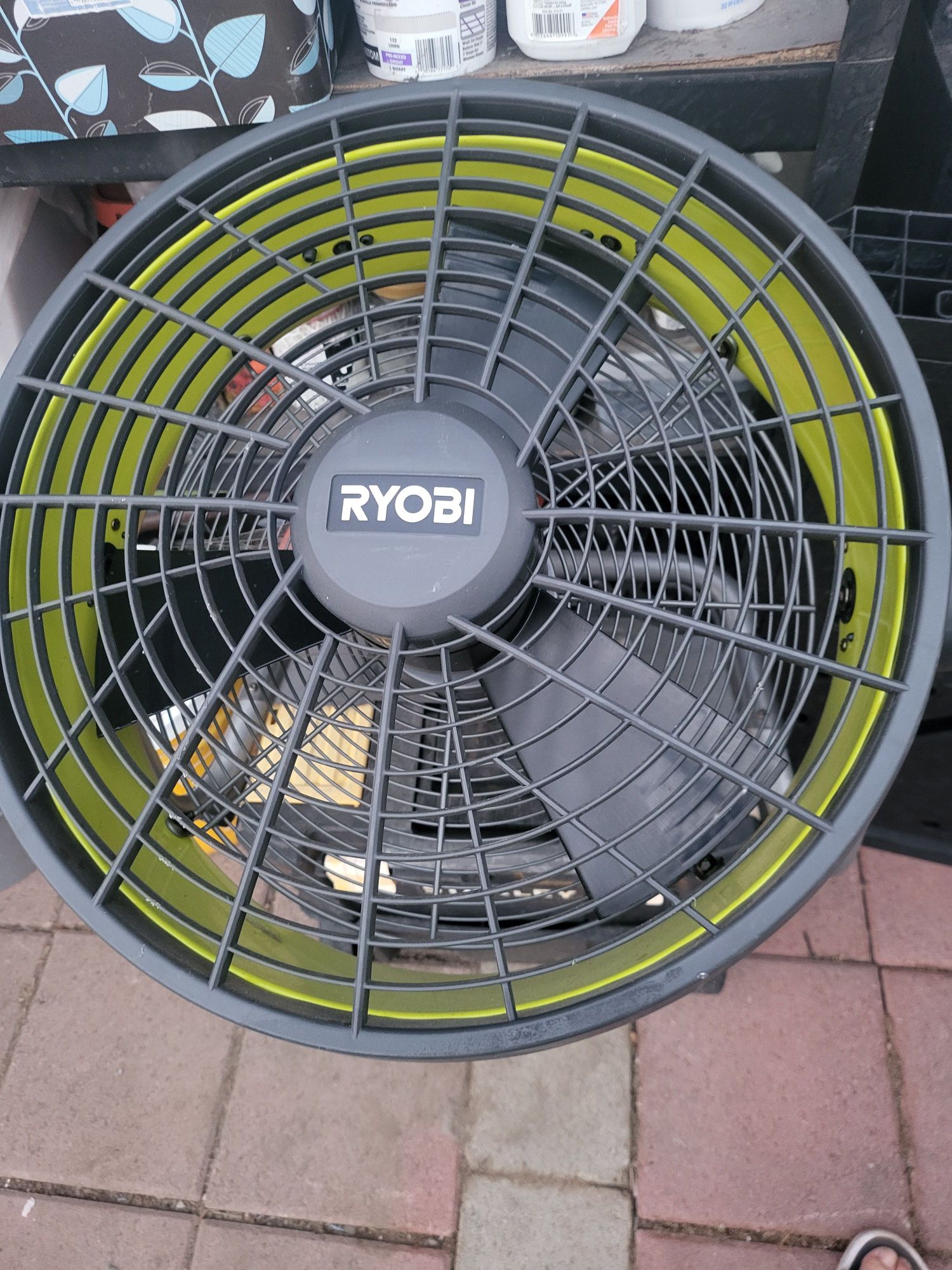 공사용 팬. 큰사이즈 - 1