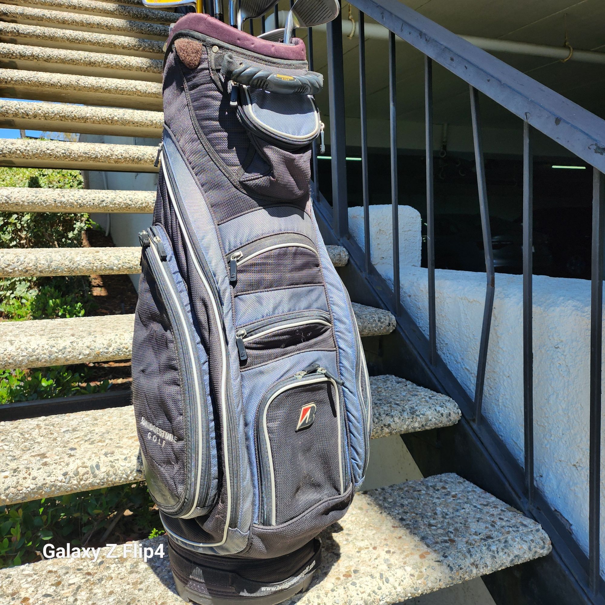 Bridgestone golf bag. For cart. - 1