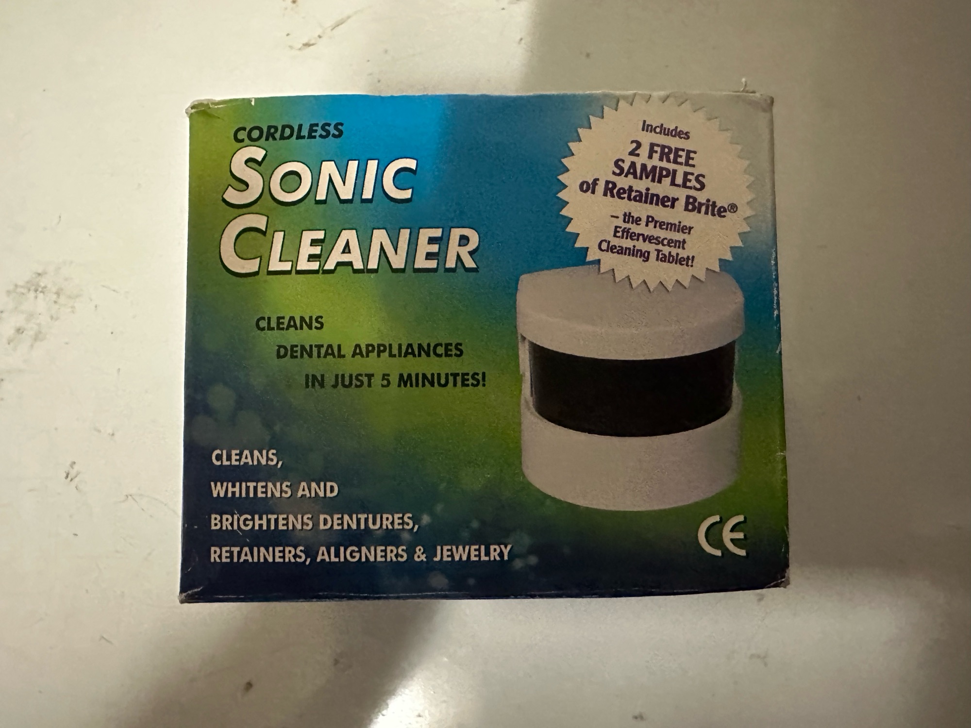 Cordless Sonic Jewelry & Denture Cleaner - 1