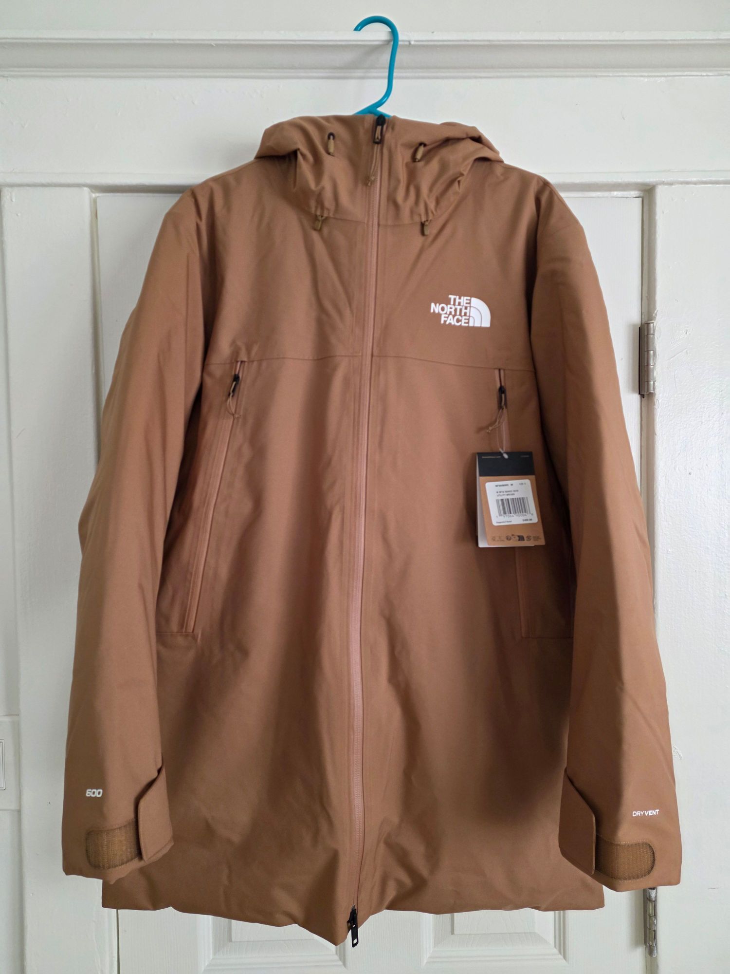 $400 The North Face Men's Mountain Range Down Parka Utility Brown Size M - 1