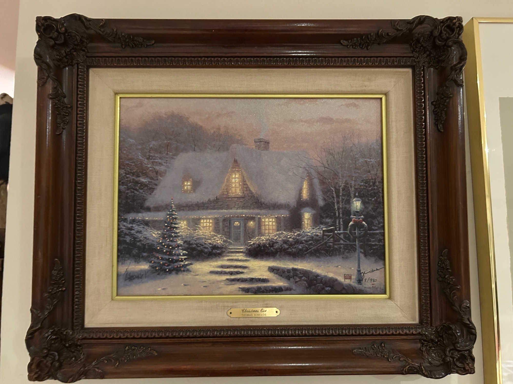 Thomas Kinkade 1991 Christmas - 1