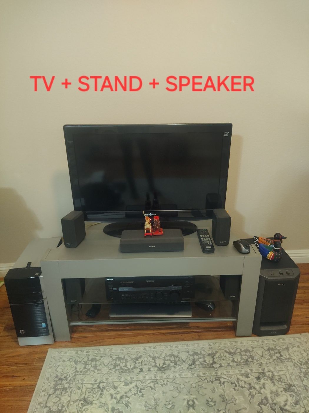 TV + STAND + SPEAKER - 1