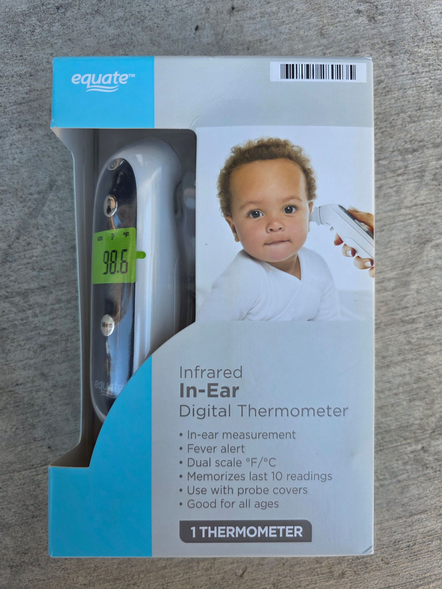 Equate In-Ear Digital Thermometer - 1
