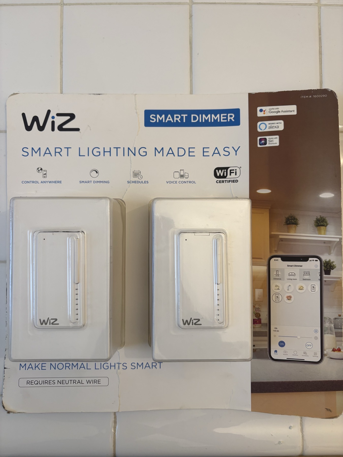 WiZ 스마트 디머 스위치 (2세트) - 1