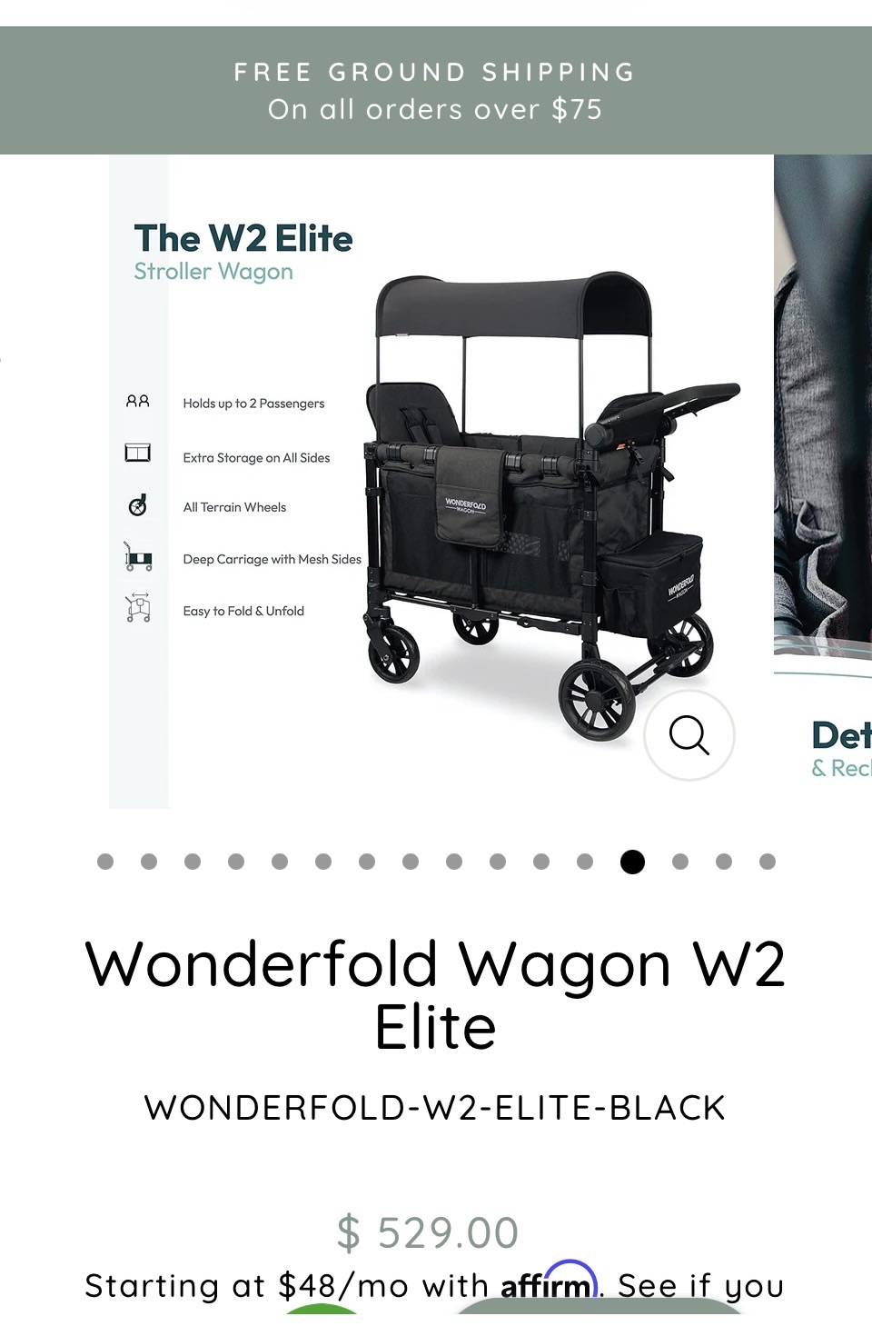 Wonderfold Wagon W2 Elite 원더폴드 웨건 - 1