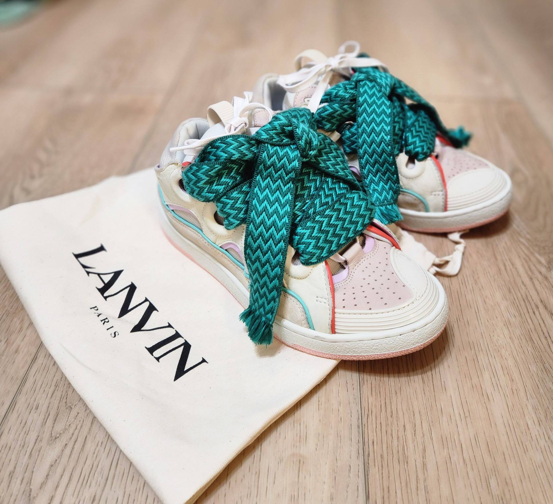 Lanvin curb sneakers - 1