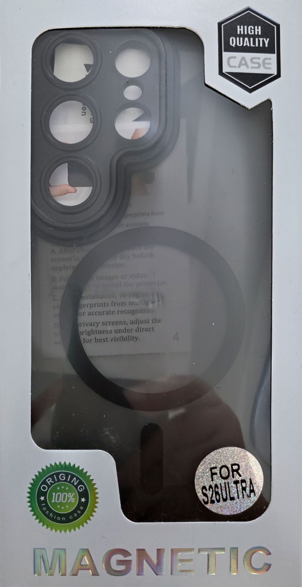 Samsung Galaxy S26 Ultra Magnetic Case with 1 Screen Protector - 1