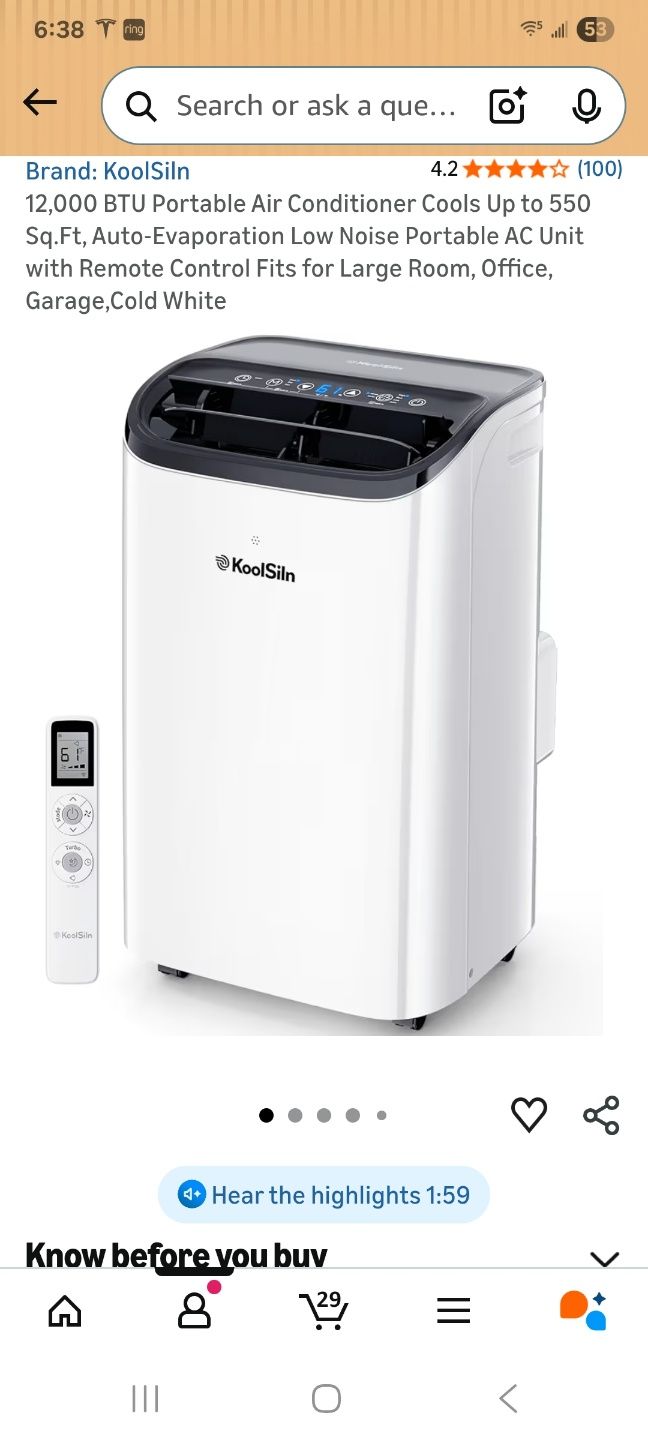 이동식 에어컨 - 1