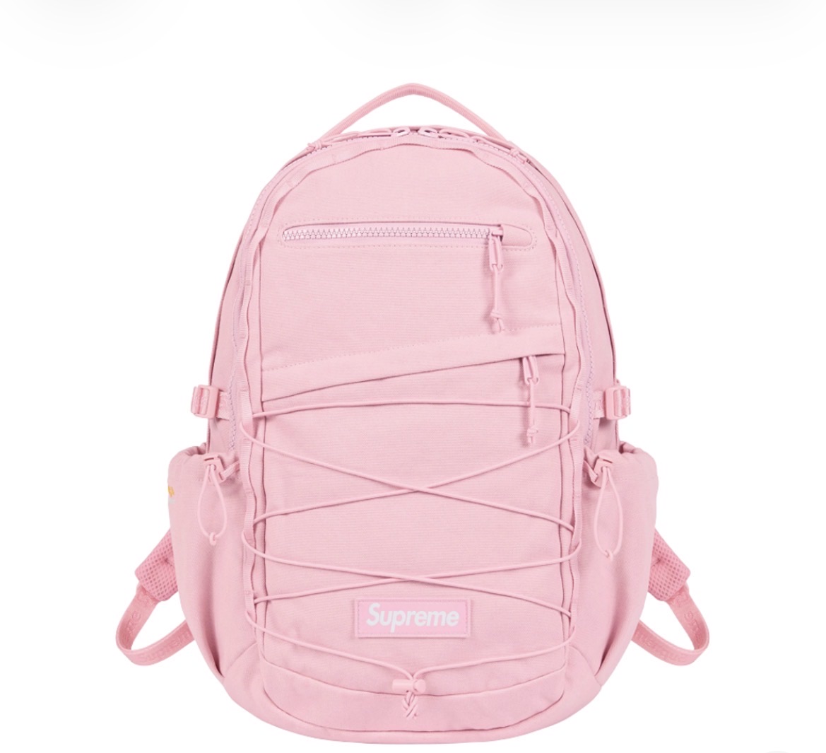 정품 슈프림 백팩 라이트 핑크 - 25SS 가방 - 1