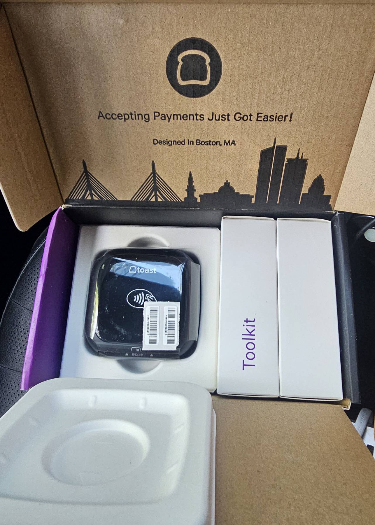 토스트 카드 결재 단말기 Toast Tap TD200 - 1