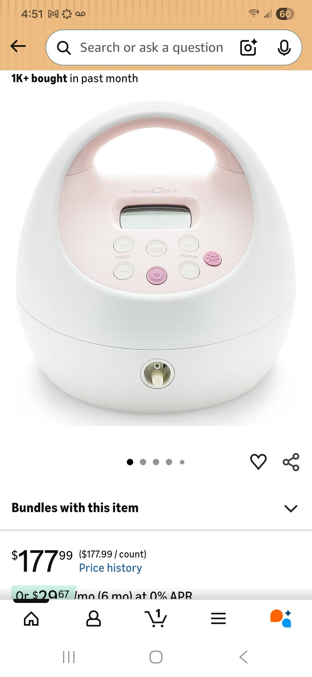 스펙트라 spectra S2 plus 유축기 세트 및.모유저장팩 - 1