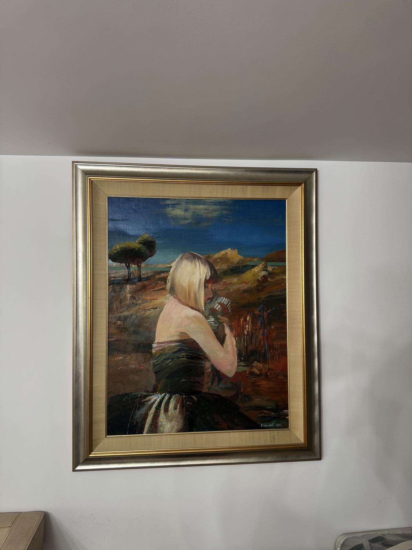 대형 액자 유화 그림 - 1