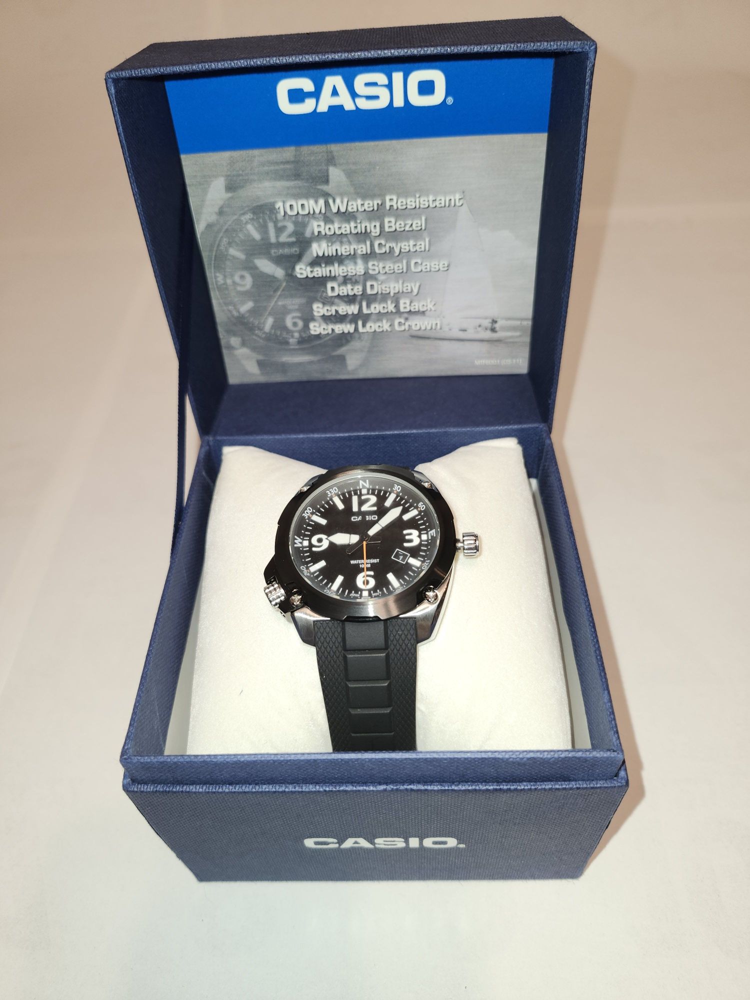 카시오 Casio 스테인리스 스틸 시계 새상품 - 1