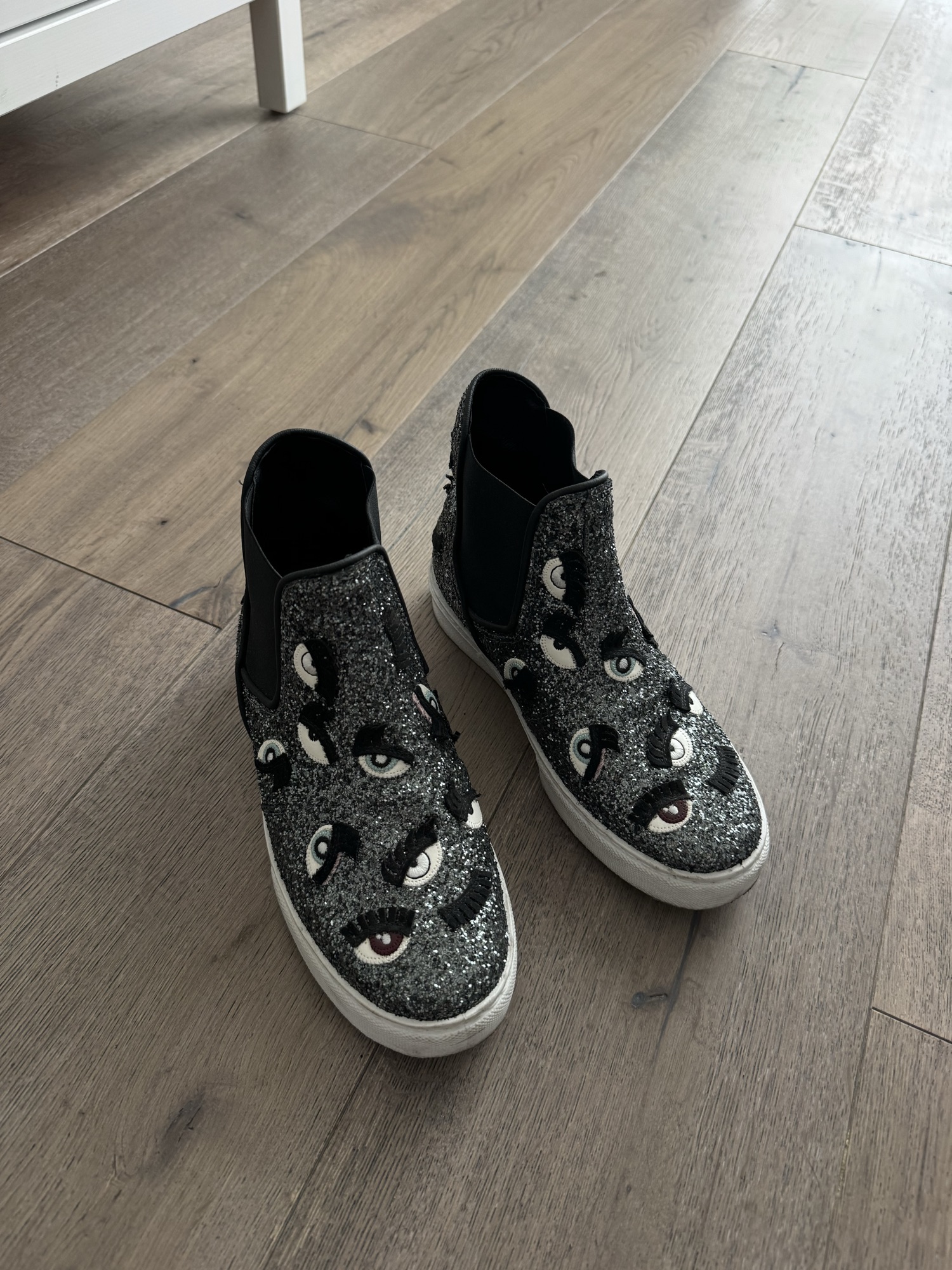 Chiara ferragni 문양 슬립온 스니커즈 37 - 1