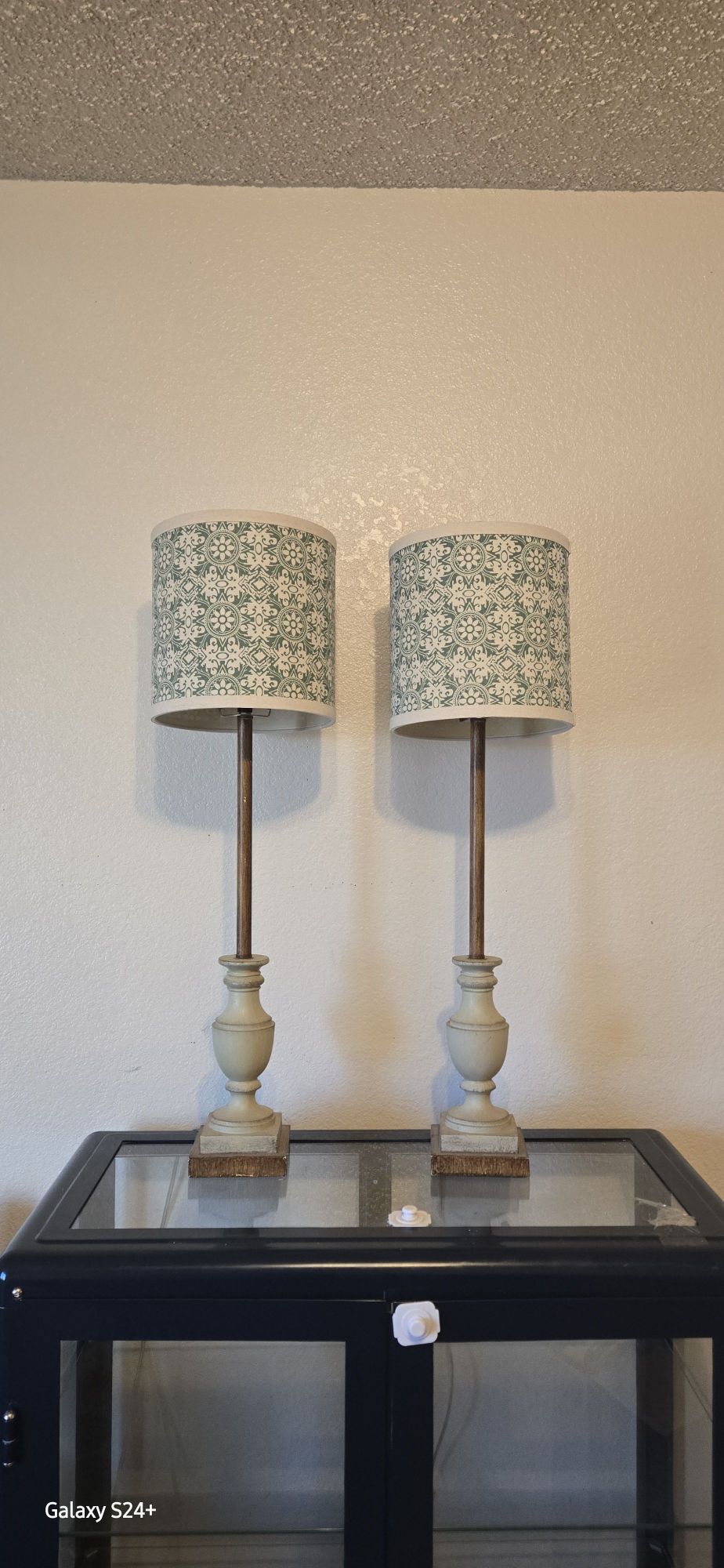 vintage style table lamp pair 2개 - 1