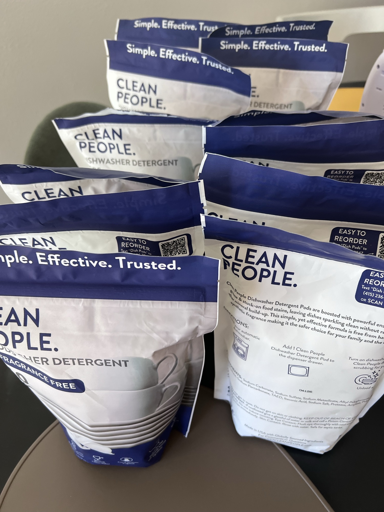 Clean people 식기세척기 세제 12봉지 - 1