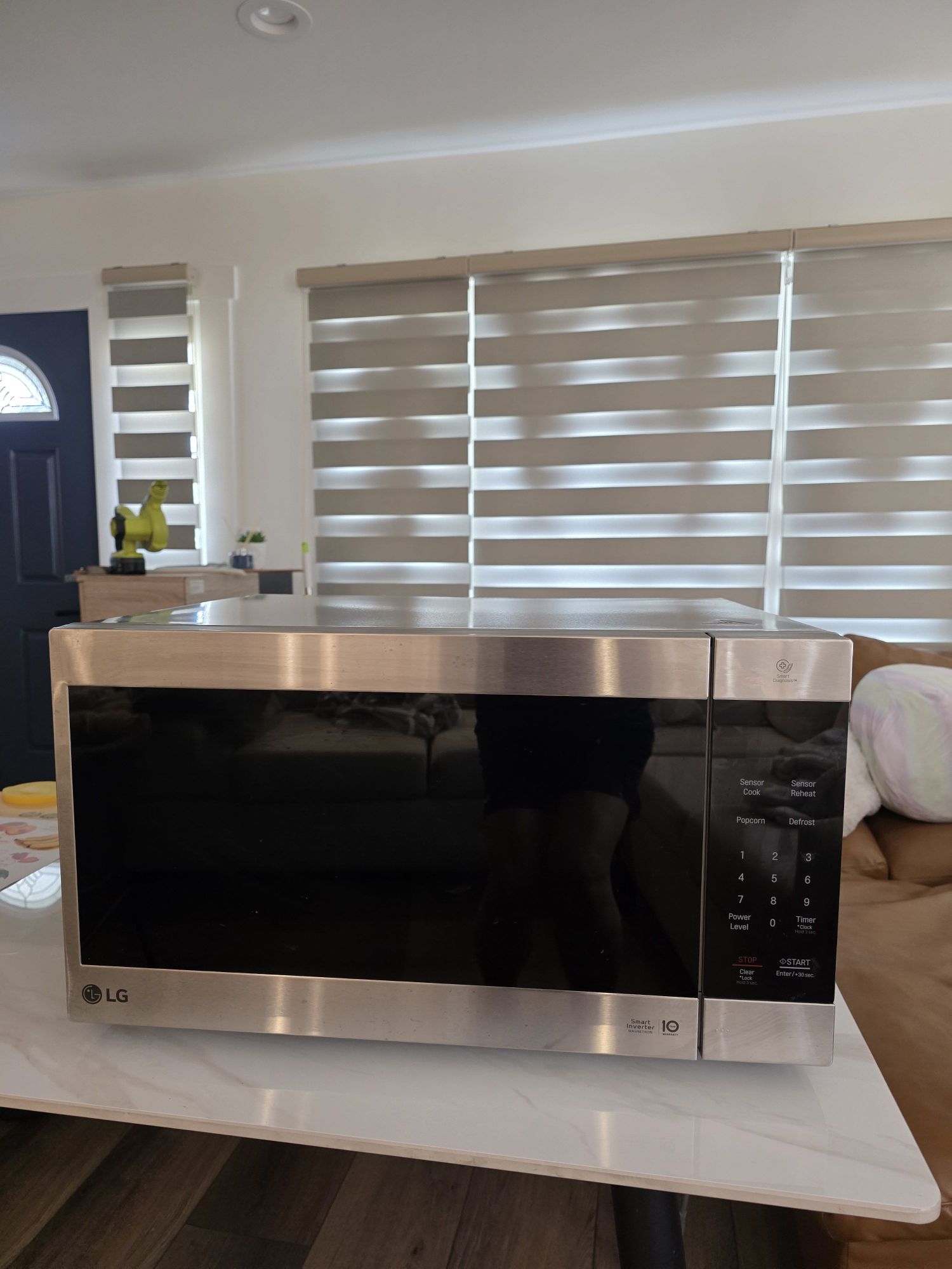LG 스테인리스 전자레인지 1000W - 1