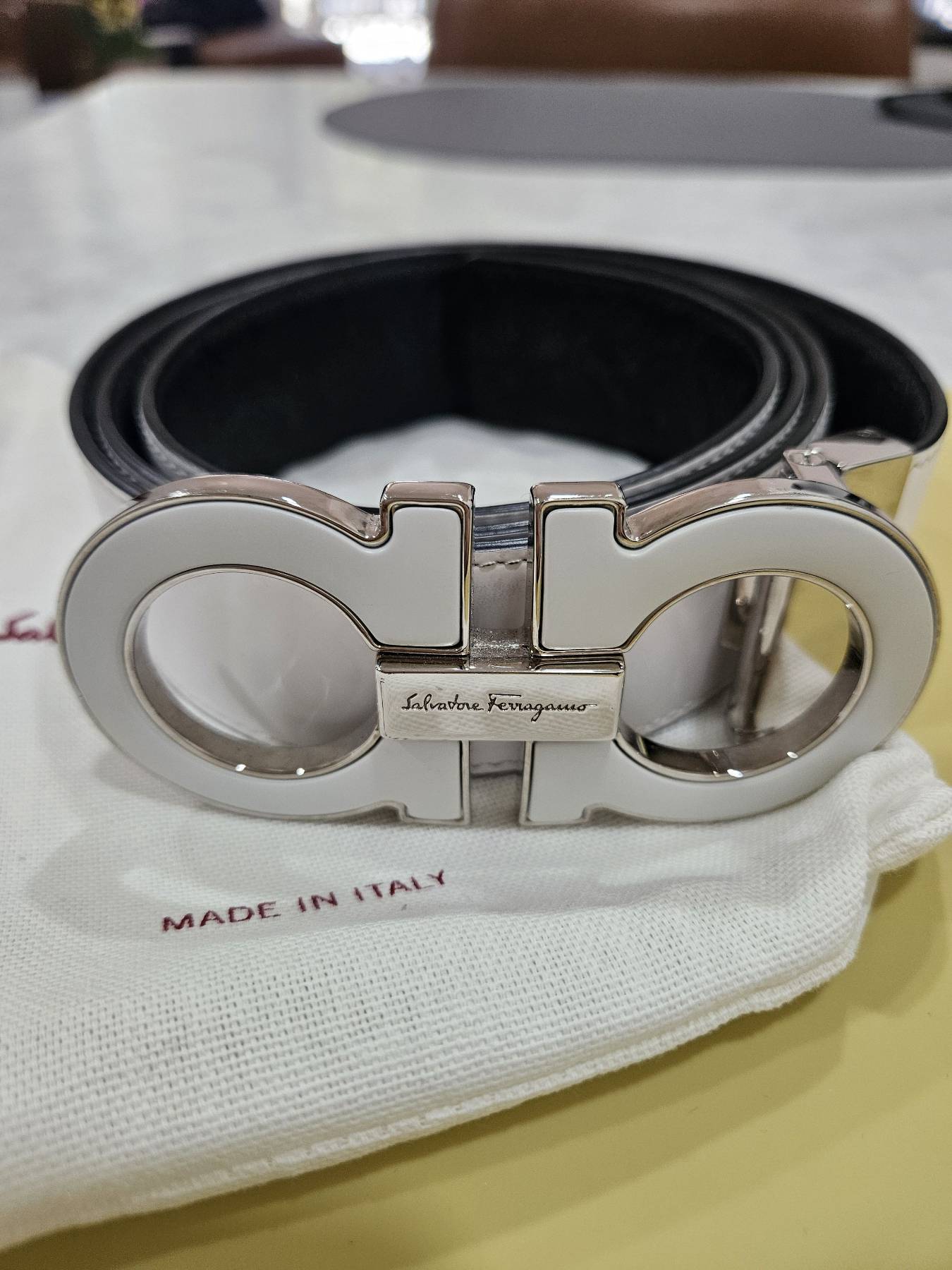 Salvatore farrsgamo gancini reversible belt - 1