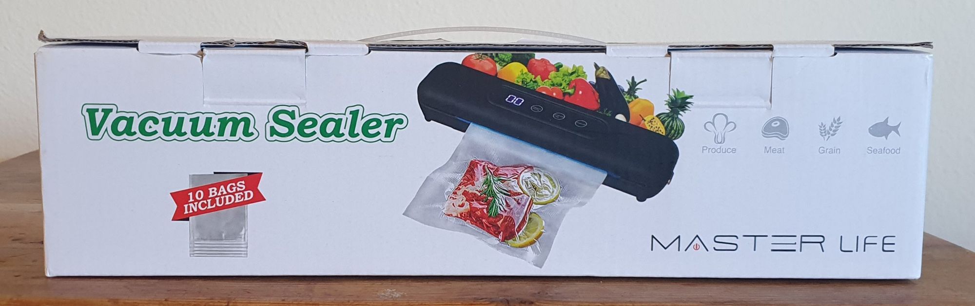 Vacuum Sealer 진공포장기 (비닐백 10장 포함) - 1