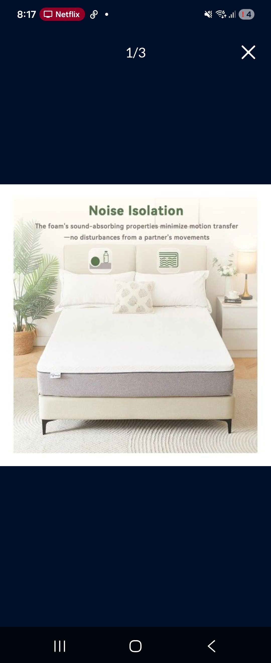 Twin 6inch mattress - 1