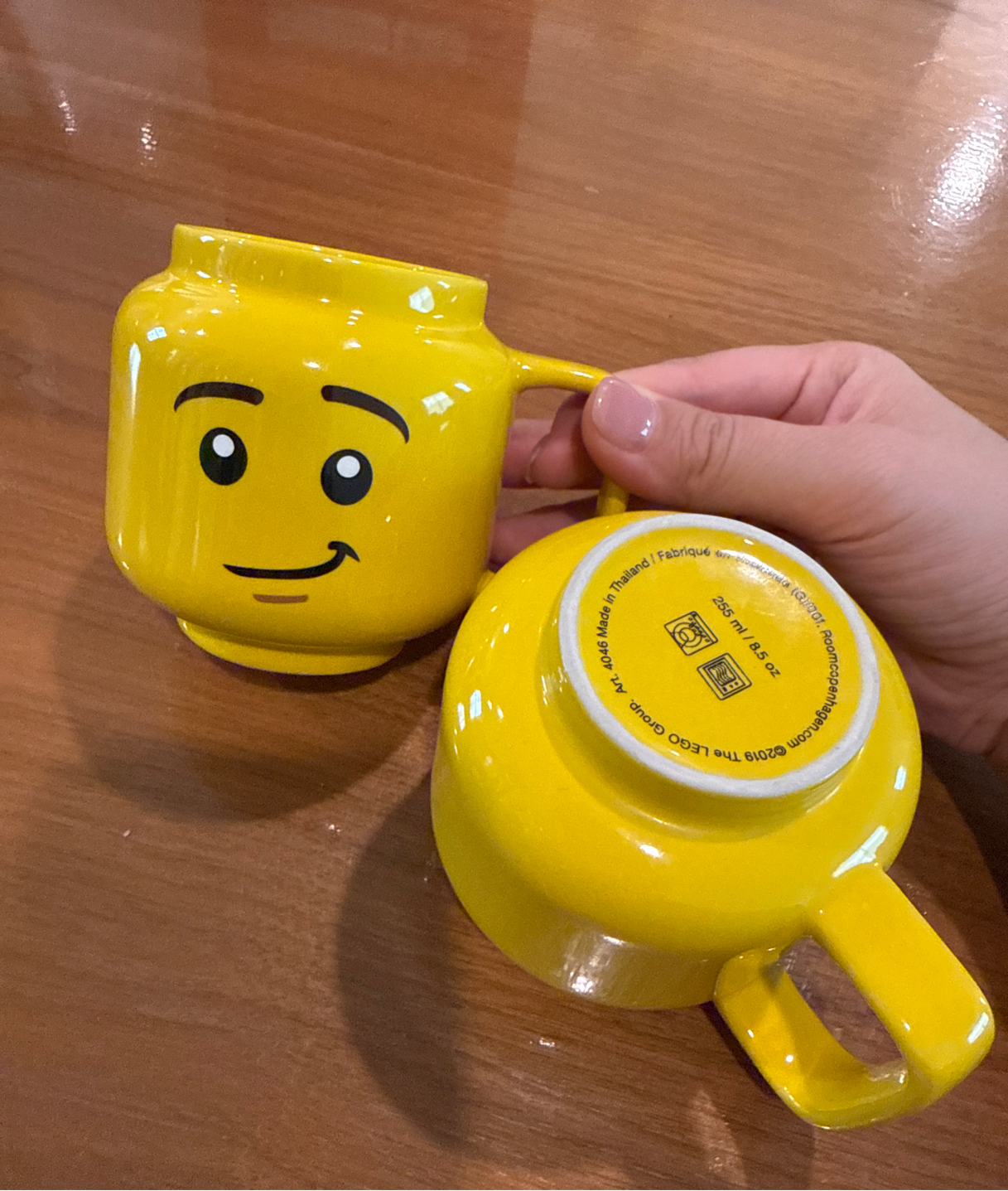 LEGO 레고 옐로우 얼굴 머그컵 - 1