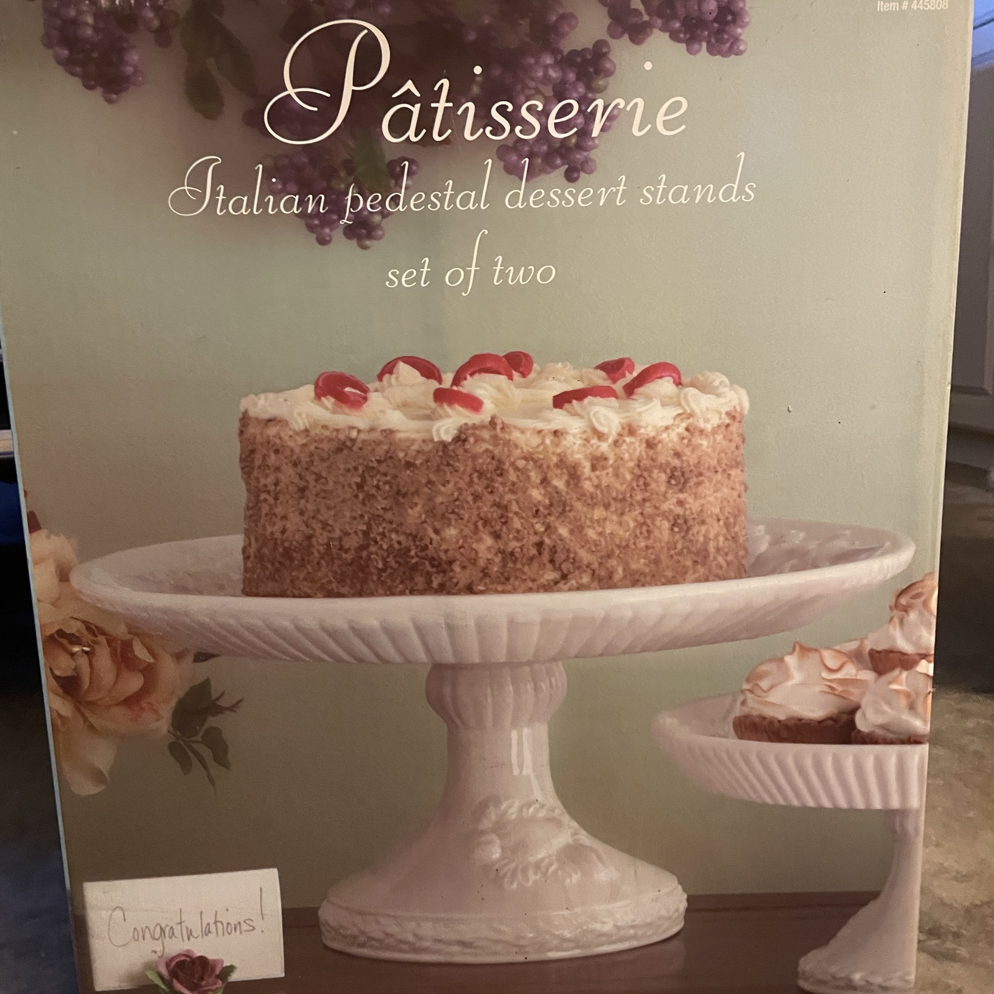 Pâtisserie Italian Pedestal Dessert Stand 디저트스탠드 - 1