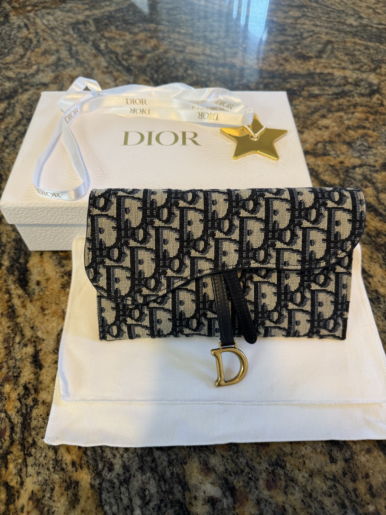 디올 Dior 새들 월렛 온 체인 - 1