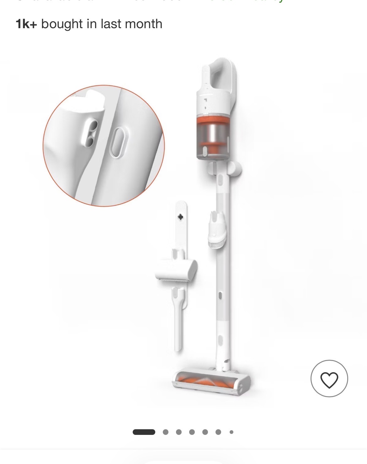 Sharper 무선 청소기 wireless (able Convertible to Handheld) - 1