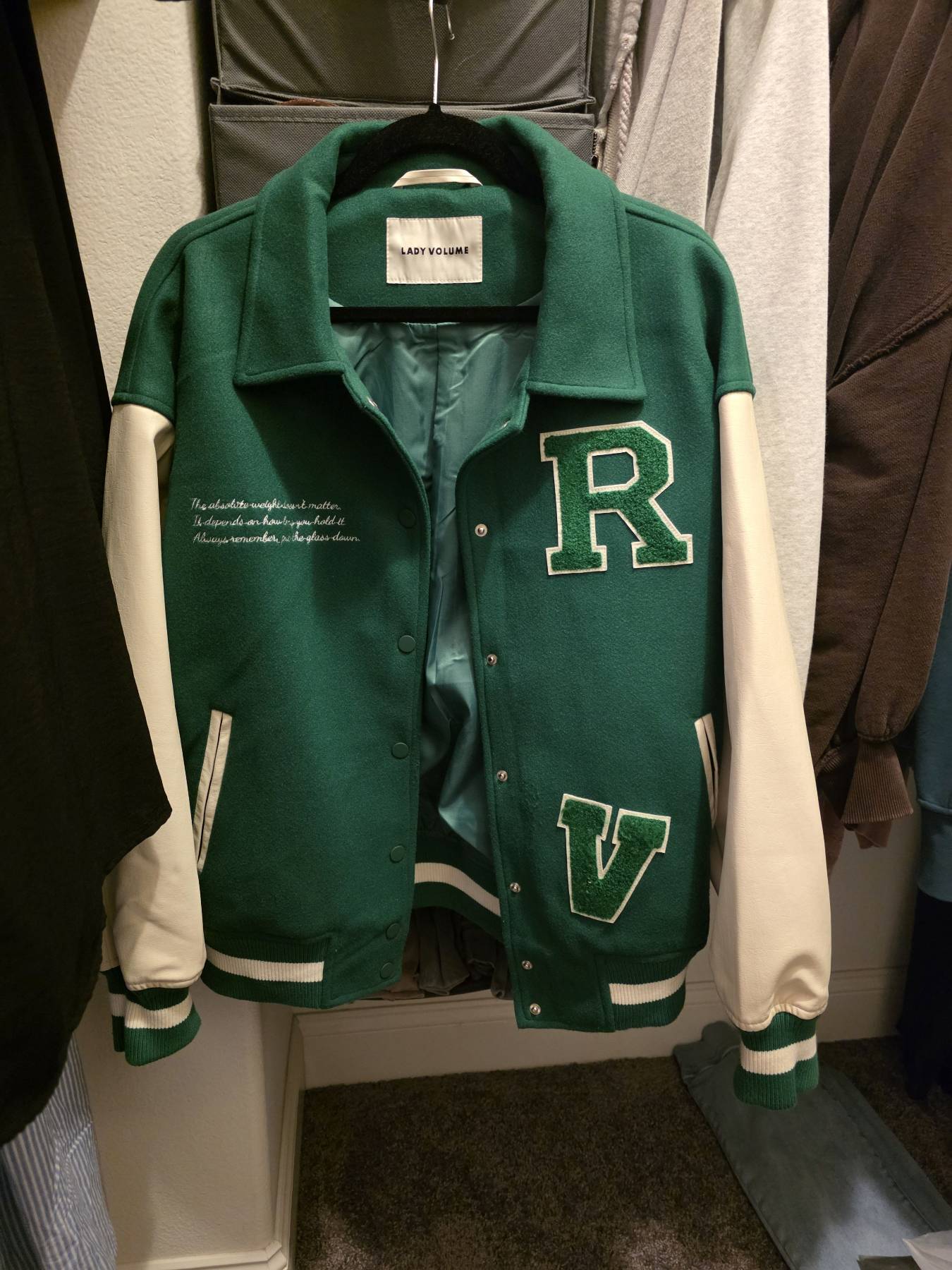 LADY VOLUME 그린,레드 야구 variety Jacket - 1