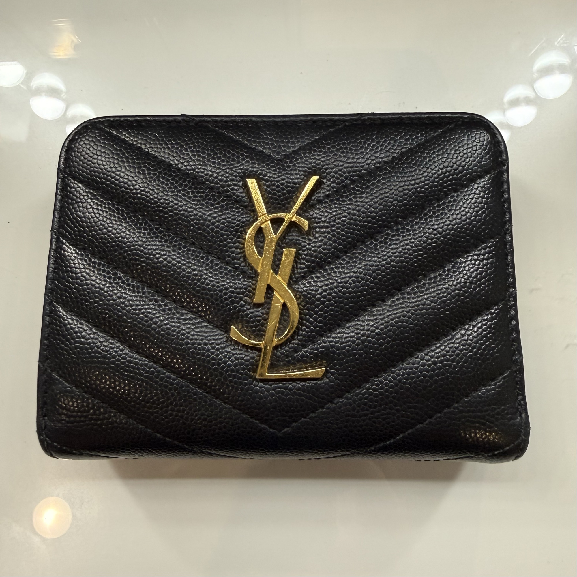YSL 생로랑 정품 반지갑 - 1