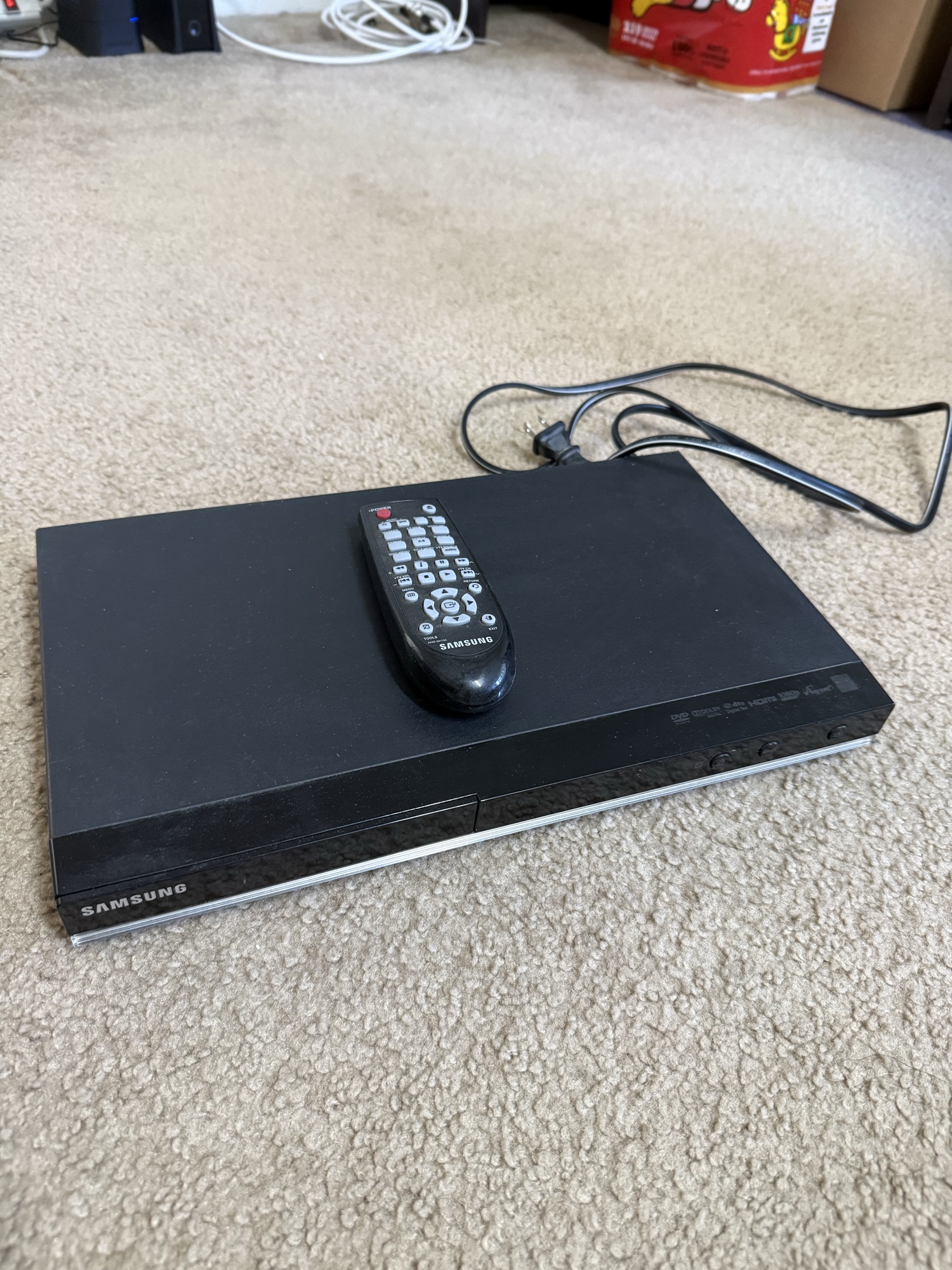 Samsung DVD 플레이어 리모콘 포함 - 1