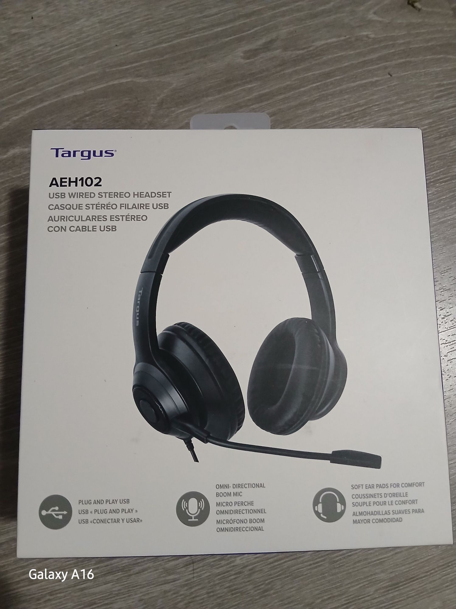 Targus AEH102 USB 유선 스테레오 헤드셋 - 1