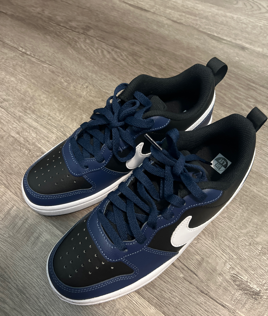 Nike Air Jordan 1 Low 네이비/블랙 운동화 - 1