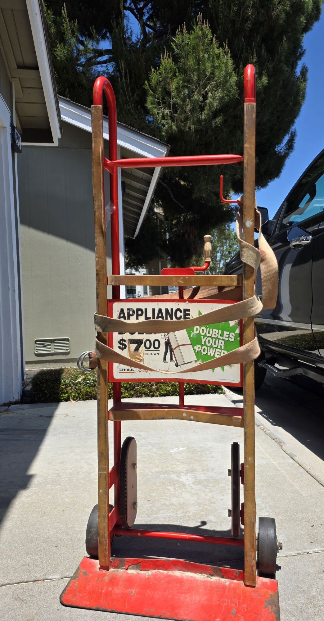 U-Haul 용품 운반 카트 빨강 - 1