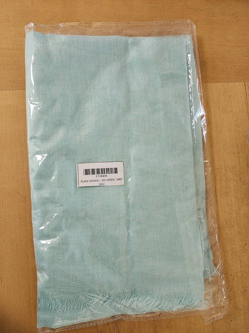plain shawal 숄 - 세이지그린