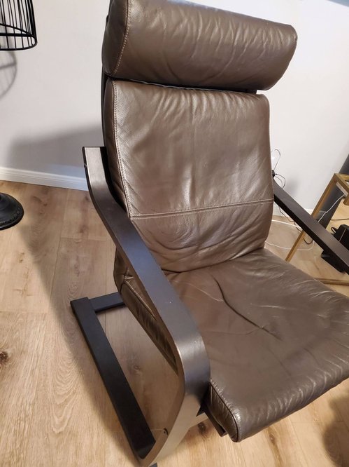 ikea poang armchair 가죽