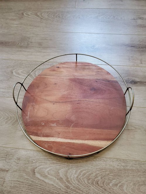 16-inch round serving tray