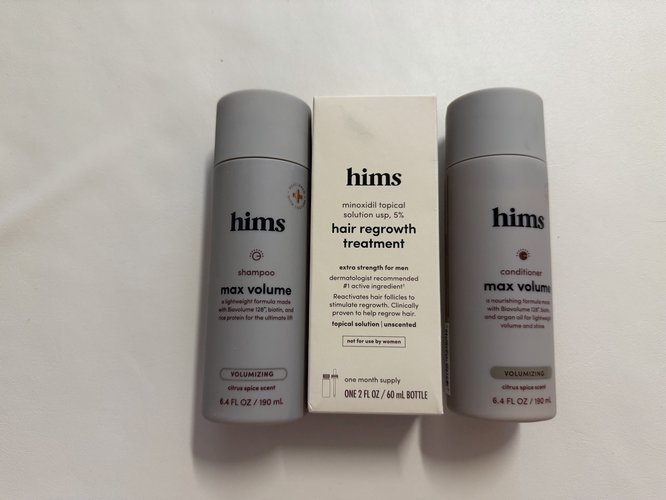 HIMS 맥스볼륨 샴푸/컨디셔너 + 탈모치료제 세트
