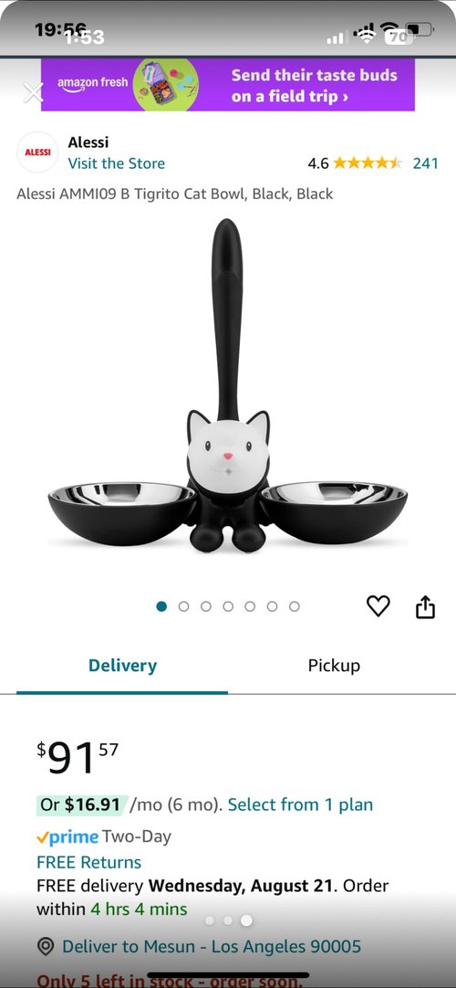고양이 사료 그릇