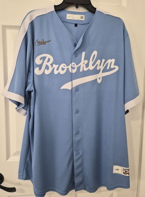 Brooklyn Dodgers Jackie Robinson Nike Light Blue