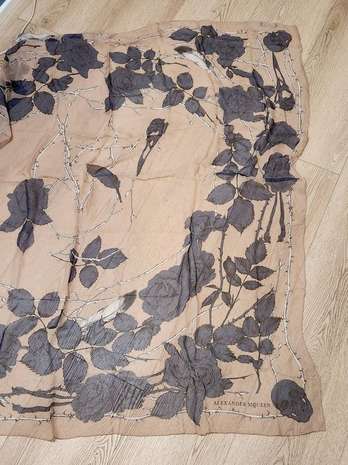 Alexander McQueen blanket scarf