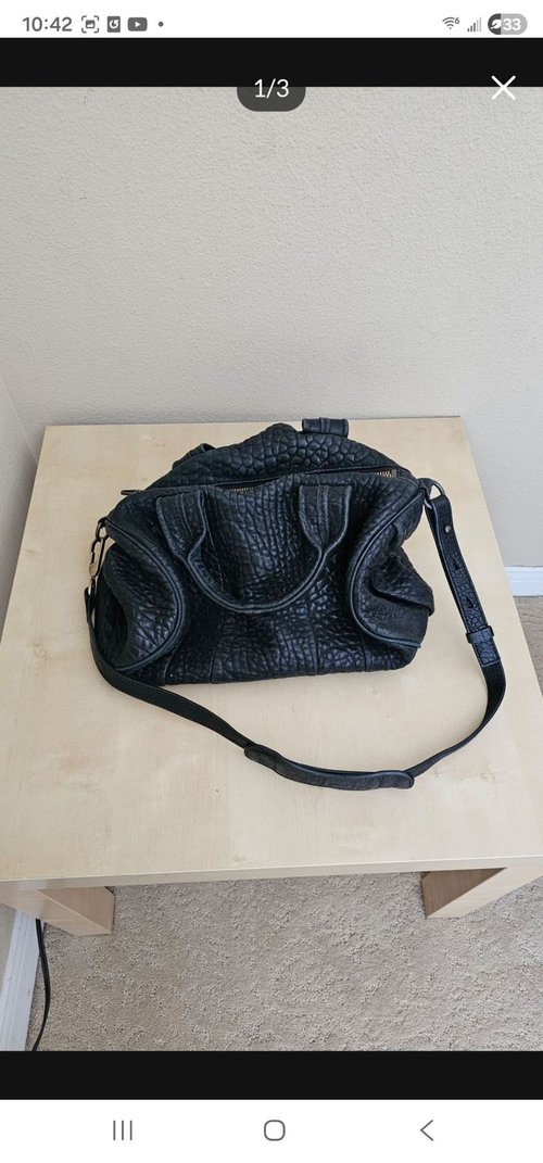 Alexander Wang 검은색 퀼팅 숄더백 어깨가방