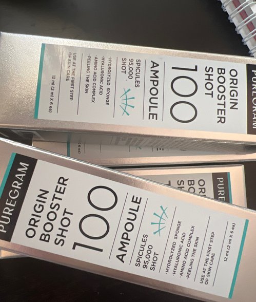Pure gram origin booster shot 4박스