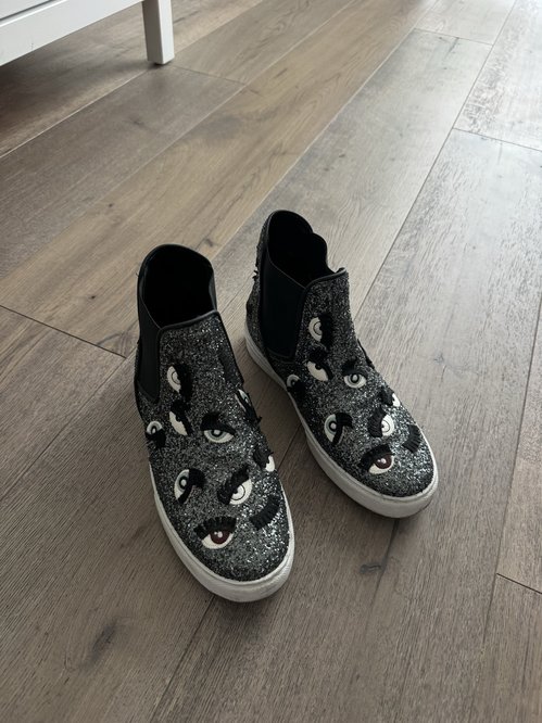 Chiara ferragni  문양 슬립온 스니커즈 37